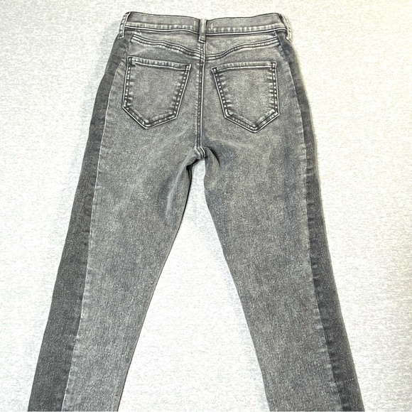 Express Skinny Jeans Womens 4R Gray Two Toned High Rise Stretch Casual Denim - Picture 9 of 14